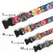 Heele Adjustable Dog Collar for Small & Medium Dogs - Patterned Comfort Collar for Puppies - Wild Flowers Design (XS 21.6-28cm) - Buy Online on GoSupps.com