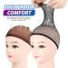 Fandamei 6 PCs Wig Caps - Breathable Nylon Hair Network 2 Black & 4 Dark Brown Elastic Wig Caps for Comfortable Use - Buy Online on GoSupps.com