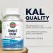 KAL Omega 3 Fish Oil 2 400 mg - 720/480 EPA DHA Supplements - Eye Brain and Joint Support Supplement - Molecularly Distilled and Lab Verified - 60-Day Guarantee - 30 Servings 60 Softgels - Buy Online on GoSupps.com