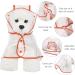 Petcute Waterproof Dog Raincoat with Hood | Transparent Breathable PVC Coat for Medium & Large Dogs - XS Orange - Buy Online on GoSupps.com