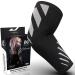 Elbow Support for Men & Women - Tennis Elbow Brace Golfers Elbow Support Premium Breathable Elbow Compression Sleeve for Joint Pain Golf Elbow Tendonitis & Tennis Elbow Relief (Single GREY XL) XL | 12.5"-13.5" Circumference Grey/Black - Single