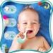 Super Soft Nano Baby Toothbrush 2-Pack - Ideal for 6-18 Months with Tongue Cleaner (Blue) | International Shipping Available - Buy Online on GoSupps.com