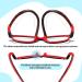 Duco Kids Blue Light Blocking Glasses for Boys and Girls Age 5-10 | Anti-Glare Computer Eyeglasses K025 (Black Red) - Buy Online on GoSupps.com