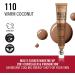 Coty Rimmel MultiTasker Wake Me Up Concealer & Foundation 110 Warm Coconut 20 ml - Buy Online on GoSupps.com