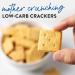 HighKey Low Carb Sea Salt Crackers - 6.75oz | Keto & Diabetic Friendly, Gluten Free, High Protein, Lightly Seasoned Almond Flour Crackers - Buy Online on GoSupps.com
