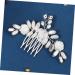DOITOOL Wedding Hair Comb for Bridal Wedding Hair Accessories Floral Hair Comb Wedding Hair Side Comb Bridal Hair Comb Decorative Hair Comb Flowers Crystal French Bride White - Buy Online on GoSupps.com