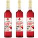 H LLINGER Sirop Strawberry Daiquiri Bio Sans Alcool Style Havana 1:9 3x500ml Liquide