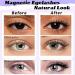 4Pairs Magnetic Eyelashes with Applicator Reusable Magnetic Eyelashes Magnetic Eyelashes Natural Look No Glue Needed Magnetic Lashes 3D Magnetic Eyelash Partner Set Magnetic Eyelashes without Eyeliner - Buy Online on GoSupps.com
