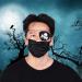 Ankroyu Skull Pirate Eye Patch 10pcs / sac pour les fournitures de f te d'Halloween (Cr ne en feutre de corde noire (avec des os)) - Buy Online on GoSupps.com