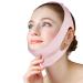 Chin Strap for CAPA Users Adjustable and Breathable Anti Snoring Chin Strap Chin Strap for Snoring for Men and Women to Stop Snoring with 60 pcs Mouth Tape for Sleeping (Pink)