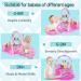 Baby Play Gym Mats  Baby Activity Mat for Sensory and Motor Skill Development  Baby Kick and Play Piano Gym with Music and Lights Activity Gym Play Mat Center for Newborn 0-12 Months Pink - Buy Online on GoSupps.com