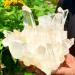 Natural Transparent White Quartz Crystal Cluster Specimen 1pc Decoration (Size : 200-250g) - Buy Online on GoSupps.com