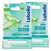 Labello Labello Moisturizing Scrub with Organic Aloe Vera Lip Butter and Exfoliating Particles Enriched with Vitamins and Mineral Oils Microplastic-Free - 2 Sticks