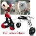 Dog Wheelchair Dog Wheelchair for Back Legs to Help Pets Regain Walking Ability Pet Wheelchair Lightweight 2 Wheels Dog Wheelchair Portable XX-Small - Buy Online on GoSupps.com