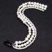 Minkissy Pearl Beads Strand Elegant Hair Chain Hair Extensions Barrettes Ponytail Decor For Women Bride Birthday Wedding Valentines Day Party - Buy Online on GoSupps.com