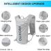 Inoxto Drinking Vest Backpack - Light Water Running Vest with 1.5L Bladder for Hiking Trail Running Cycling & Marathons - Unisex Black Green - Buy Online on GoSupps.com