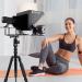 ILOKNZI Portable 12.4 Aluminum Teleprompter for DSLR/Professional Camcorder - Optical Splitter Glass, Packaging Bag, 2 Type L Supports - Buy Online on GoSupps.com
