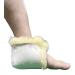 Genuine Medical Sheepskin Heel Protector Sheepskin Rug Sheepskin Protection Boots Sheepskin Foot Protectors - 1 Unit