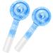 Ice Globes for Facials  Ice Globes  Face Massager  Face Tools  Facial Ice Globes  Cooling Globes  Globes for Face Neck & Eyes  Daily Beauty  Tighten Skin  Anti Ageing  Reduce Puffy and Wrinkle Blue Glitter