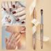 Shine Chance Size 12 Acrylic Nail Brush - 100% Real Kolinsky Art Brush for Acrylic Powder Application - Handmade Manicure Tool for DIY and Professional Use - Buy Online on GoSupps.com