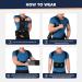 AOFITBRACE M SIZE Back Brace and Posture Corrector for Men and Women Adjustable Back Brace Straightener Shoulder Upright Support Trainer for Body Correction M SIZE  - Buy Online on GoSupps.com