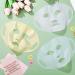 TEHAUX Lot De 3 Masques En Silicone R utilisables Taille Hydratants Et L gers Masques Faciaux F minins Adapt s Aux Soins Peau Domicile Salon Couleurs Blanc or Et Rose - Buy Online on GoSupps.com