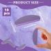 10 Pieces Professional Nail File Set - 100/180 Grit Washable Double-Sided Buffer for Gel Nails - Perfect for Nail Studios & Home Use - Purple - Buy Online on GoSupps.com