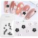 3D Cute Flowe Nail Charms Nail Glitter Charm Rhinestones Ornaments Nail Art Decorations Glitter Accessories for DIY Craft Nail Art Design Manicure Decor - Buy Online on GoSupps.com