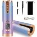 Automatic Cordless Curling Iron | 5200mAh Hair Curler with Adjustable Temperatures & Timers - Multicolored - Buy Online on GoSupps.com