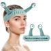 WLLHYF Spa Headband Facial Makeup Head Band Microfiber Soft Coral Fleece Head Wraps Snail Cartoon Cute Hair Accessories Elastic Skincare Hair Band for Women Girls Washing Face Beauty (Green)