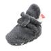 TMEOG Baby Booties Slippers Infant Boots Newborn First Walking Shoes Baby Winter Sock Crib Shoes for Boys Girls 0-18Months 0-6 Months B Dark Grey Furry