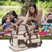 Halovie Multifunction Diaper Backpack - Adjustable 5-Part Shoulder Bag with Large Capacity for Baby Bottles - Stylish Brown Travel Bag - Buy Online on GoSupps.com