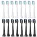 16PCs replacement brushes compatible with Philips Sonicare electric toothbrush white and black white+black 16 pieces (1 Pack)
