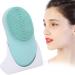 Qukaim Electric Facial Cleansing Brush Electric Face Cleansing Brush Silicone Vibration Pore Cleaner 2-in-1 Waterproof Skin Cleaning Device - Buy Online on GoSupps.com