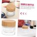 HONMEET Glass Jar Containers with Lids Glass Container with Lid Makeup Container Terrarium Fogger Terrariums Small Jar with Lid Body Butters Wood With Cover Travel Small Container - Buy Online on GoSupps.com