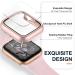 Charlam Compatible with Apple Watch Case 40mm iWatch SE Series 6 5 4 with Screen Protector Full Protective Waterproof Bumper Cases Touch Sensitive Clear Film Screen Cover Black/Clear/Rose Gold 40mm Black/Clear/Rose Gold 40mm - Buy Online on GoSupps.com