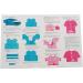 YICBOR Quilting Rulers and Templates - Quick-Trace Doll Fashions Wardrobe Basic Set - 5 Durable Plastic Patterns - Buy Online on GoSupps.com