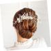 Angoily Bridal Headdress Prom Headpiece Pearl Hair Clip Women Hairpin Wedding Bridal Hair Comb Rhinestone Barrettes Pearl Hair Barrettes White Pearl Flower Bride Rhinestones - Buy Online on GoSupps.com