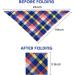 KUUQA 10 Pack Triangle Dog Bandanas Plaid Bibs Scarf Washable and Adjustable Kerchief Set for Dogs Cats Pets - Buy Online on GoSupps.com