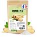 DETOX ORGANICA Inuline en Poudre 1 100 g (1 1 kg) 100% Pure de Chicor e Sans Additifs Vegan Sans Gluten & Sans Lactose Qualit Contr l e Fibre Pr biotique Naturelle Haute Qualit