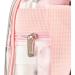 Premium Clear Makeup Cosmetic Toiletry Organizer Bag | Stadium Approved Clear Tote Bag | Mini Clear Purse for Gym, Work, Travel - Pink - Buy Online on GoSupps.com