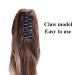 IMISSU Long Curly Ombr Blue Claw Ponytail Hair Extensions | Clip-in Hairpiece for Effortless Style - Buy Online on GoSupps.com