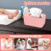Adjustable Baby Wipe Warmer | USB Rechargeable | Prevent Dry Wipes | Pink - Buy Online on GoSupps.com