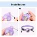 Mouyou Airtag Cat Neck Band - Soft Nylon Reflective Collar with Bell & Safety Clasp Adjustable 22-34cm Purple - Track Your Cat Safely! - Buy Online on GoSupps.com