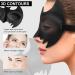 Superhero 3D Contoured Memory Foam Sleeping Mask | Adjustable Straps | Black Bats Eye Covers | Halloween Decor - Buy Online on GoSupps.com