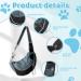 Pet Carrier Sling with Silicone Water Bowl Hands-free Shoulder Small Pet Tote Bag for Cat Puppy Animals Under 3kg Breathable Mesh Crossbody Bag Adjustable Shoulder Strap for Walking Travel Outdoor - Buy Online on GoSupps.com
