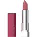 Maybelline Color Sensational Lipstick  Lip Makeup  Cream Finish  Hydrating Lipstick  Nude  Pink  Red  Plum Lip Color  Rosy Risk  0.15 oz  (Packaging May Vary) 211 ROSEY RISK 1 Count (Pack of 1)