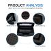 Plastic Sterilizing Tray Box for Nail Art Tools - Black Sterilizer for Salon and Home Use - Buy Online on GoSupps.com
