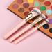 TEOYALL Flat Angled Brushes | Flawless Foundation & Concealer Brush Set | Bronzer Brush - Liquid Cream Powder - Pink (L/M/S) - Shop Internationally - Buy Online on GoSupps.com