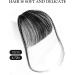 Clip in Bangs Real Human Hair Thin Bangs Clip on Air Bangs Natural Fashion Fringe Wispy Bangs Hair Extensions for Women(Natural Black) - Buy Online on GoSupps.com